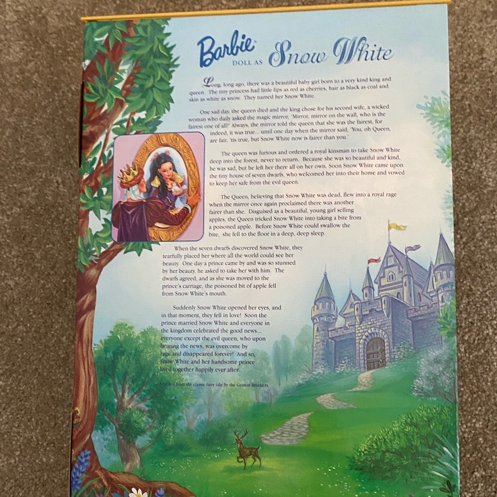 LAST CHANCE Barbie as Snow White Children’s Collector Series 1998 (21130) - Picture 3 of 3